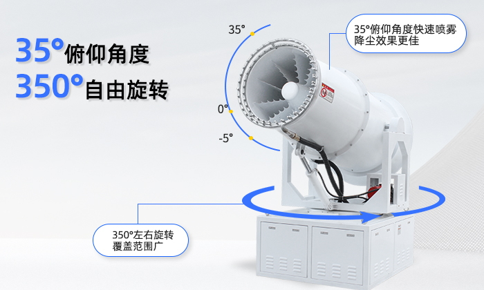降尘选60米全自动炮雾机